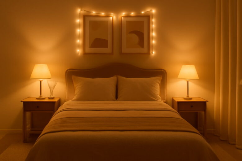 Iluminação para Quarto Minimalista